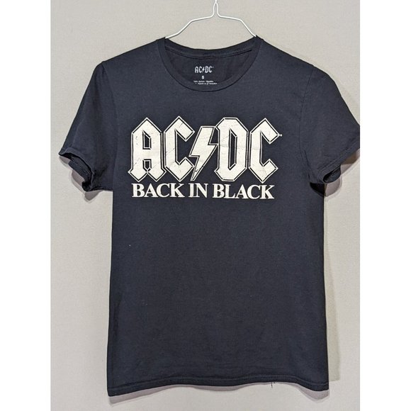 AC/DC | Tops | Acdc Back In Black Graphic Tshirt Classic Hard Rock Band ...